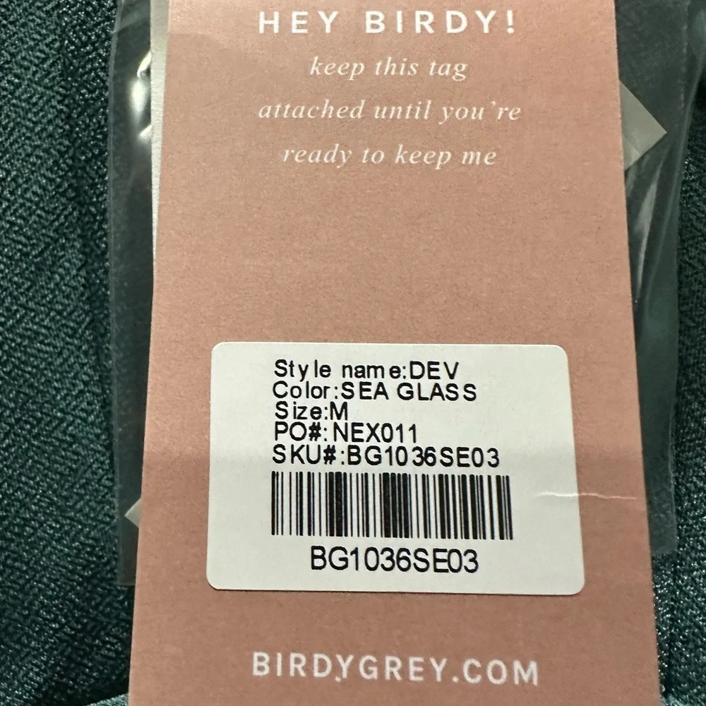 Birdy Grey DEV DRESS CREPE SEA GLASS MEDIUM NEW NWT BRIDESMAID WEDDING - Picture 5 of 5